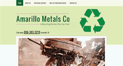 Desktop Screenshot of amarillometals.com